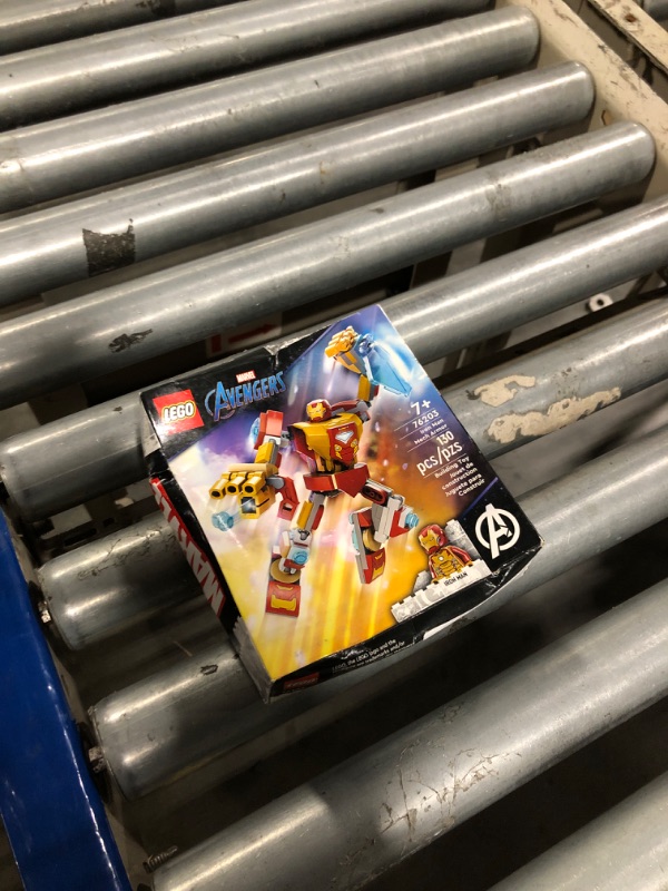 Photo 1 of LEGO Marvel Iron Man Mech Armor 76203 Building Kit; Collectible Mech and Minifigure for Iron Man Fans Aged 7+ (130 Pieces)