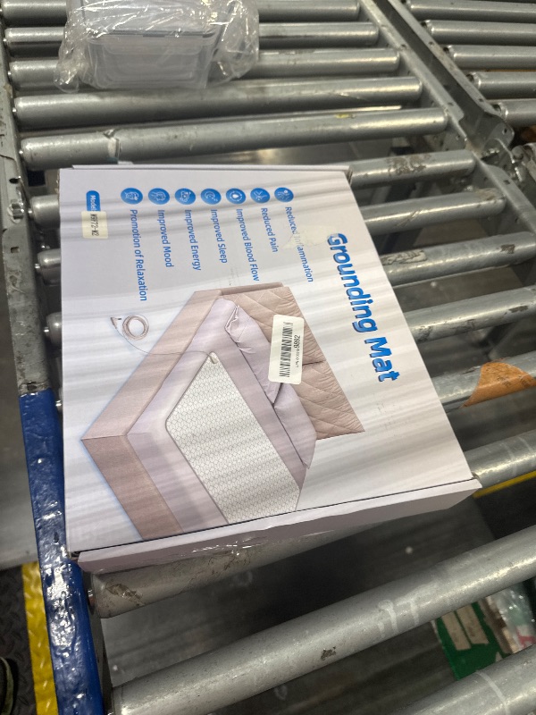 Photo 1 of XKETA Grounding Mat for Bed, Grounding Pad for Sleeping, Reduce Anxiety and Inflammation, Pain Relief, Improve Energy - Pure Silver Fiber, Grounding Cord, Test Pen & Safety Adapter (Queen)