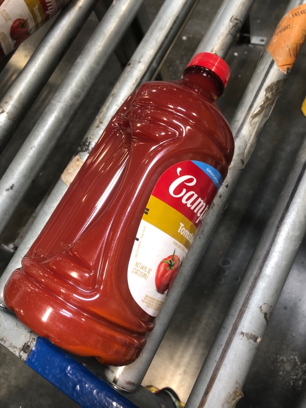 Photo 1 of Campbell’s 100% Tomato Juice, 64 fl oz Bottle  EXP 04/07/2025
