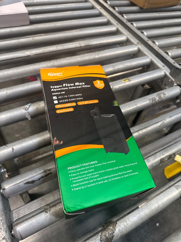 Photo 1 of hygger Turtle Tank Filter for 5-55gallon Low Water Level Filter with Multifunction Filtration Drainage Adjustable Aquarium Power Filter for Frog Newt Amphibious Reptiles