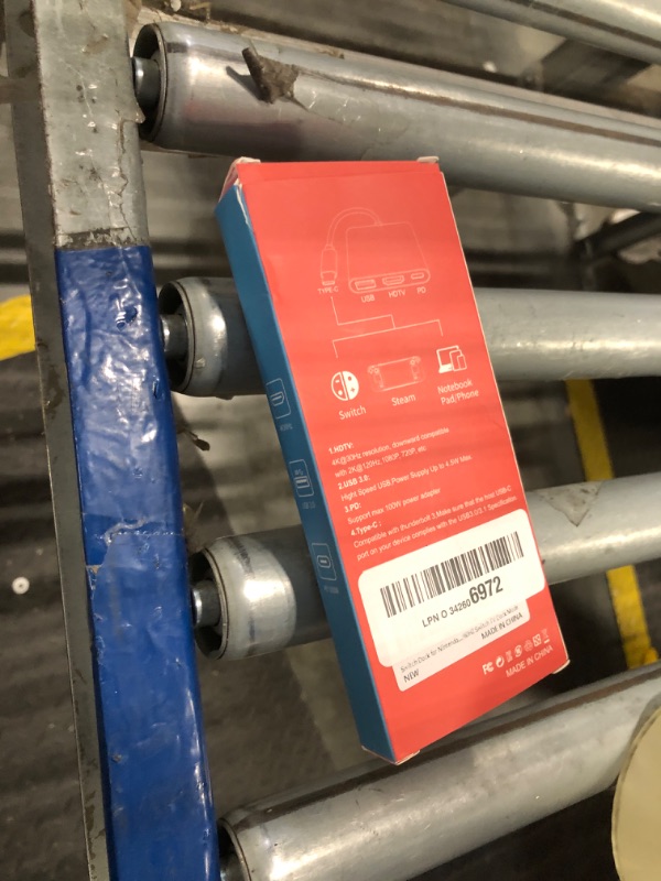 Photo 1 of pdobq Switch Dock for Nintendo Switch Tv Adapter Portable Switch Docking Station, Switch TV Adapter Compatible Steam Deck/Switch OLED, USB C to HDMI Adapters Support 4K/1080P Switch TV Dock Mode