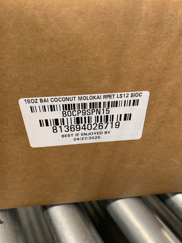 Photo 1 of ** EXPIRED/NO RETURNS ** Bai Antioxidant Infused Water Beverage, Molokai Coconut, with Vitamin C and No Artificial Sweeteners, 18 Fluid Ounce Bottle, 12 Pack