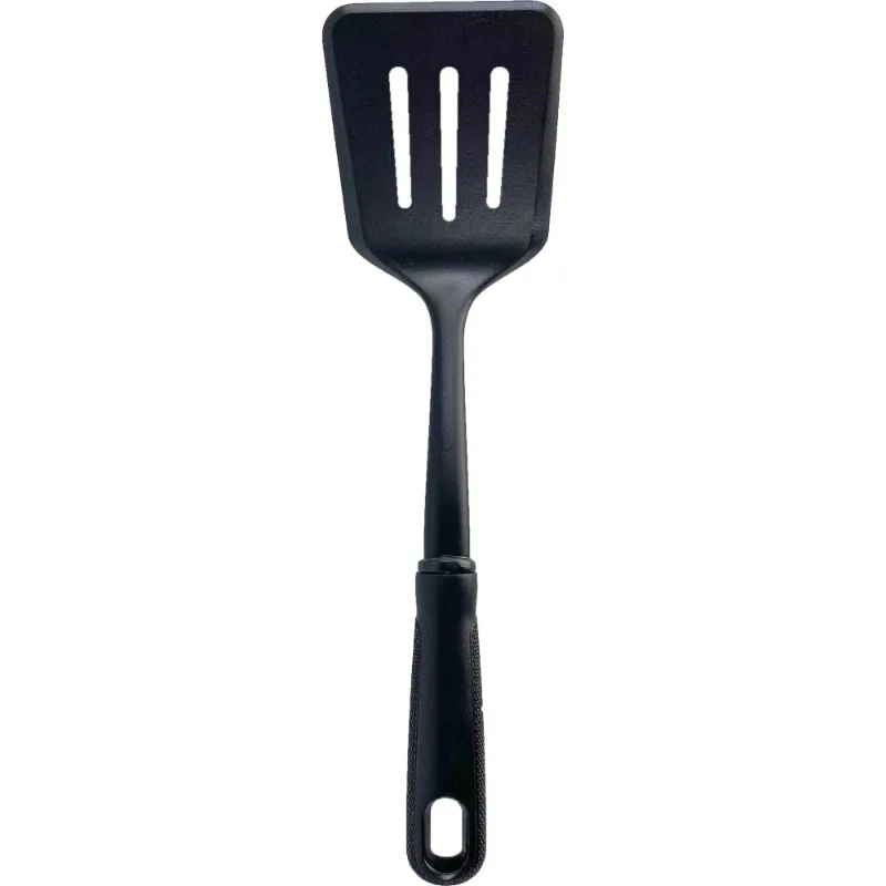 Photo 1 of  Slotted Kitchen Turner, Black, Nylon, Soft Grip Handle