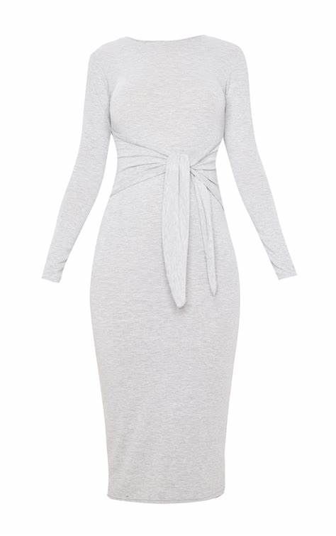 Photo 1 of grey ruffle waist dress XL