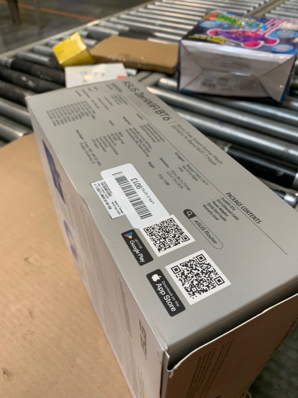 Photo 1 of ASUS ZenWiFi BT6 Tri-Band WiFi 7 Mesh, 9.4 Gbps, 3000 sq.ft. (1pk), 2.5G WAN Port, Security and Parental Controls Included, Smart Home Master SSIDs, 4G & 5G Mobile Tethering