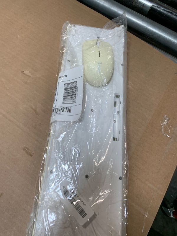 Photo 1 of Canary Wireless Keyboard and Mouse Combo - Full-Sized Keyboard and Adjustable DPI Mouse, 2.4GHz USB Receiver, for PC, Windows, Desktop, Laptop - Yellow