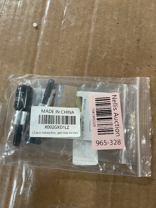 Photo 1 of (2 pcs) Automotive Glass Nano Repair Fluid Kit Cracked Car Windshield Repair Kit Resin | Wind Shield Car Glass Repair Set Glass Corrector Shatter Repair Glue for Cars