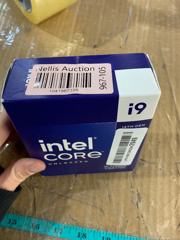 Photo 1 of (used) (see all images) Intel® Core™ i9-14900K Desktop Processor 24 cores (8 P-cores + 16 E-cores) up to 6.0 GHz