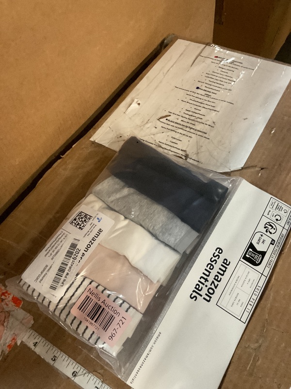 Photo 1 of Amazon Essentials Women's Cotton Bikini Brief Underwear (Available in Plus Size), Pack of 6, Multicolor/Heather/Stripe, Small