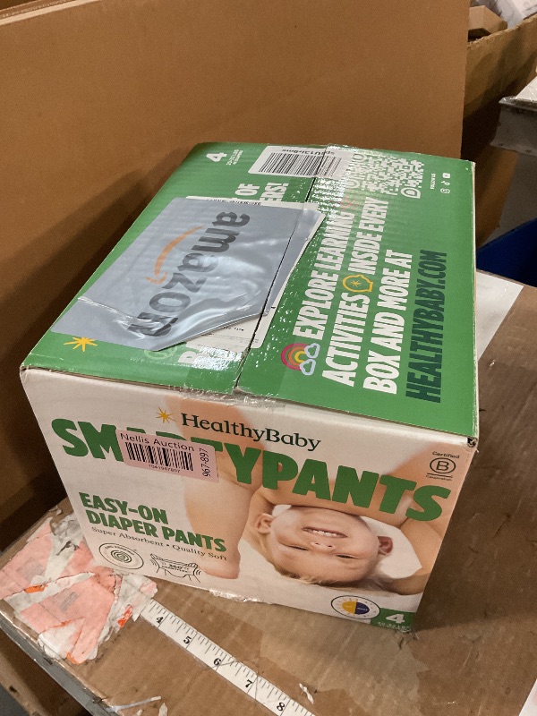 Photo 1 of *FACTORY SEALED*
SmartyPants Pull Up Style Diapers | EWG Verified Safe & Plant-Based | Quilted 360 Waistband, Super Absorbent for Overnight Leak Protection |Training Pants by HealthyBaby | Size 4 (46 Count)