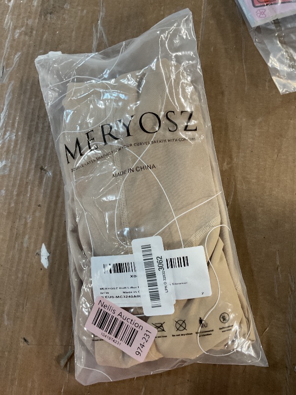Photo 1 of (MEDIUM) (USED/FAIR) MERYOSZ Butt Lifter for Women Thigh Slimmer Shapewear High Waist Trainer Panties Tummy Control Body Shaper Shorts (Beige, M)