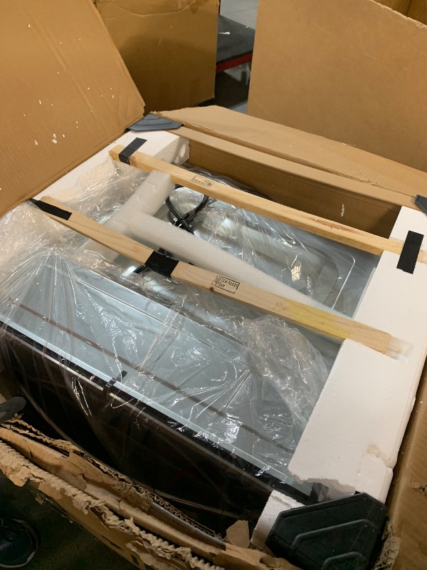 Photo 1 of (MINOR DAMAGE TO FACEPLATE) AMZCHEF Single Wall Oven 24" Built-in Electric Ovens with 11 Functions, 8 Automatic Recipes, 2800W, 240V, 2.5Cu.f Convection Wall Oven in Stainless Steel, Touch Control, Timer, Safety Lock,Upgraded