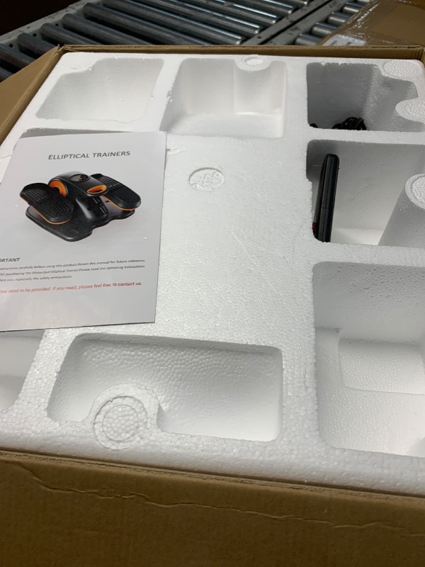 Photo 1 of ARTHOOT Under Desk Elliptical Machine, Ellipse Exerciser as Seen on TV for Seniors with Remote Control & 12 Adjustable Speeds, Elliptical Machine for Home (Blue)