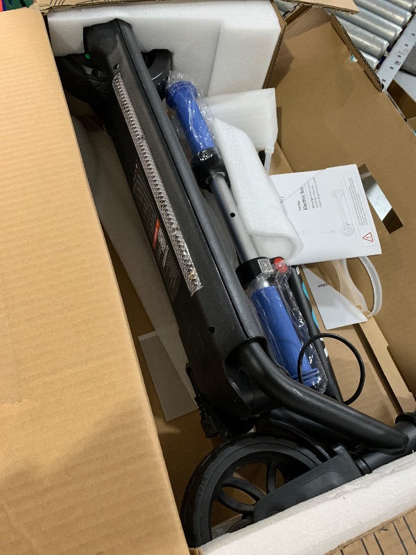 Photo 1 of (please see all images) Gyroor Electric Scooter for Kids, E-Throttle 150W Motor LED Display, H30Max-Blue