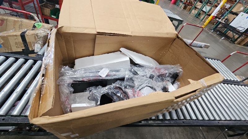 Photo 1 of ***PARTS ONLY***Autoday 96 Inch Large Ceiling Fans with Lights and Remote - Indoor/Outdoor Aluminum Ceiling Fan with Light, 3CCT, 12 Blades, Large Air Volume, DC Motor, Black Ceiling Fan for Patio Office Shop