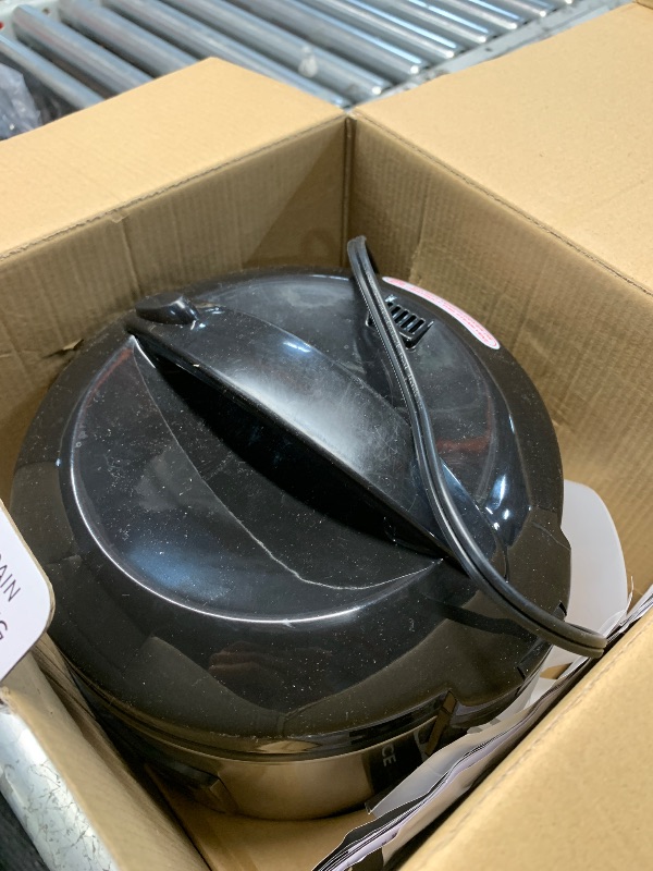 Photo 1 of AROMA Digital Rice Cooker, 4-Cup (Uncooked) / 8-Cup (Cooked), Steamer, Grain Cooker, Multicooker, 2 Qt, Stainless Steel Exterior, ARC-914SBD