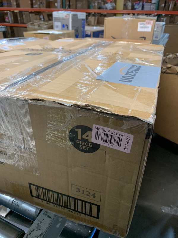 Photo 1 of Ninja NeverStick Ceramic Pro 14-Piece Cookware Set, Non-Stick Pots & Pans Set with Glass Lids, Ceramic, Stainless Steel, Stove to Oven Safe, All Stovetops & Induction Compatible, Black, CW39014BK