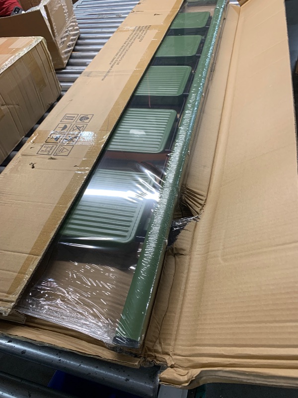 Photo 1 of JOISCOPE 4 Step Ladder, Folding Step Stool with Tool Platform, 600lbs Portable Sturdy Steel Ladder with Wide Anti-Slip Pedal, Lightweight, Convenient Handgrip, Ergonomic Design, Green