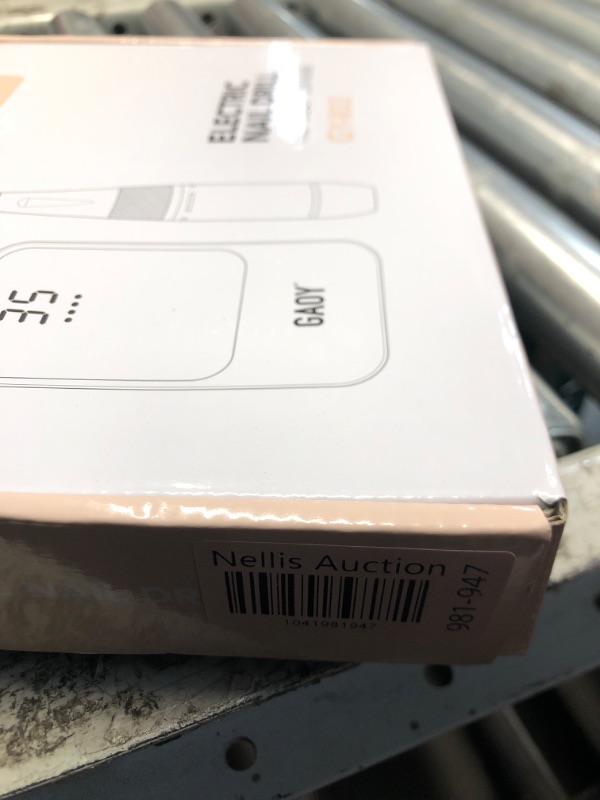 Photo 1 of (not functional)(sold for parts) GAOY Rechargeable Cordless Nail Drill for Beginners, Electric Nail File with 12 Drill Bits and Sanding Band Set f