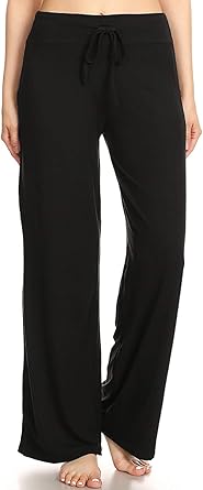Photo 1 of  1XL Leggings Depot Women's Drawstring Pajama Pants Wide Leg Casual Comfy Sleepwear for Lounge and Yoga

