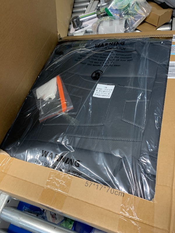 Photo 1 of (USED)FEINEPRO for Toyota Corolla Cross Seat Covers Hybrid S SE XSE 2023 2024 2025, Custom Car Seat Covers Full Set, Luxury Leather Seat Covers for SUV, Waterproof Car Seat Cover, Black Gray Not for Hybrid