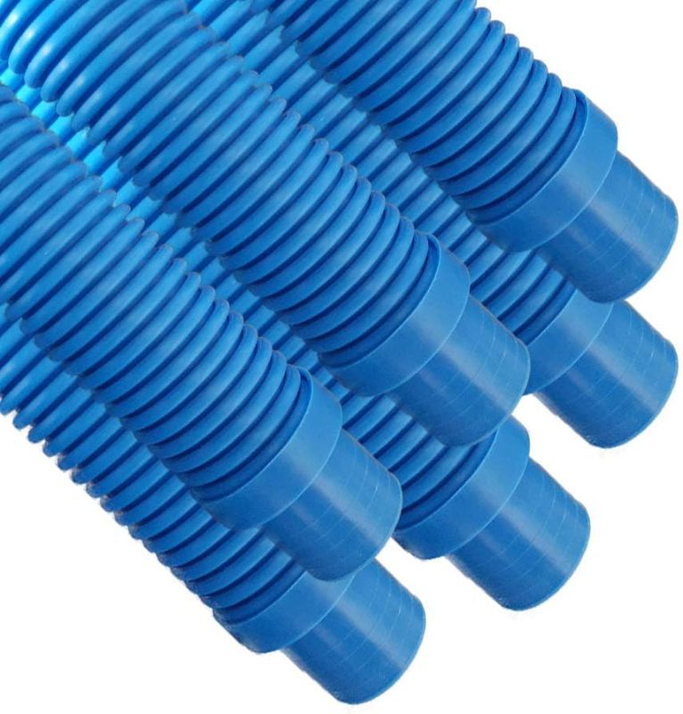 Photo 1 of (PARTS) Puri Tech Universal Swimming Pool Cleaner Durable Hose 48 Long Blue Color 6 Pack Fit Including Hayward Navigator, Vac Ultra, AquaBug, Polaris ATV and More

