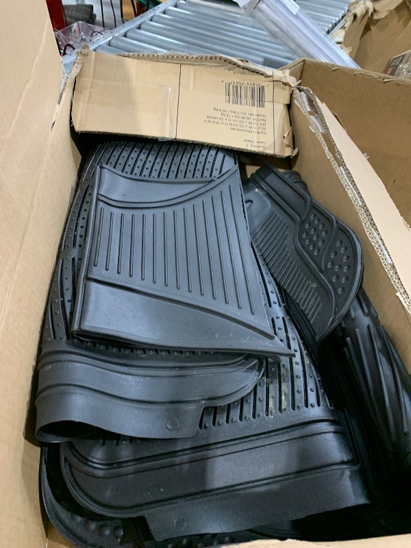 Photo 1 of FH Group Automotive Floor Mats Solid ClimaProof for all weather protection Universal Fit Trimmable Heavy Duty fits most Cars