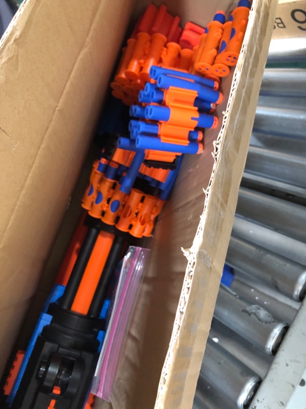 Photo 1 of X-Shot Insanity Motorized Rage Fire by ZURU 72 Darts, Air Pocket Technology Darts, Dart Storage, Blasting Power, Auto Feeding Belt, Tripod & Scope, Outdoor Toy for Boys, Girls, Teens, Adults