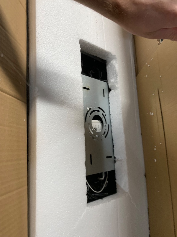 Photo 1 of EDISLIVE 3-Light Wood Linear LED Pendant Light Dimmable LED Square Chandelier 47.24 in Linear Island Light 3000K 48W Adjustable Hanging Light Fixture for Dinning Room Kitchen,Black