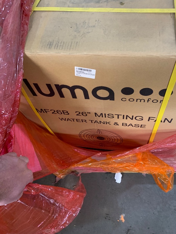 Photo 1 of ***FACTORY SEALED, BOX 2 of 3*** Luma Comfort MF26B High Power Misting Fan – All Metal 26” with 1000 Sq Ft Cooling & 5 Gal Tank