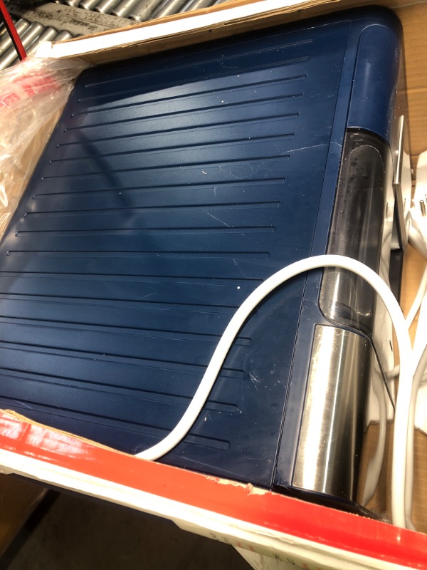 Photo 1 of (used)(dirty) FRIGIDAIRE Gallery EFIC255 Countertop Crunchy Chewable Nugget Ice Maker, 44lbs per Day, Auto Self Cleaning, 2.0 Gen, Navy