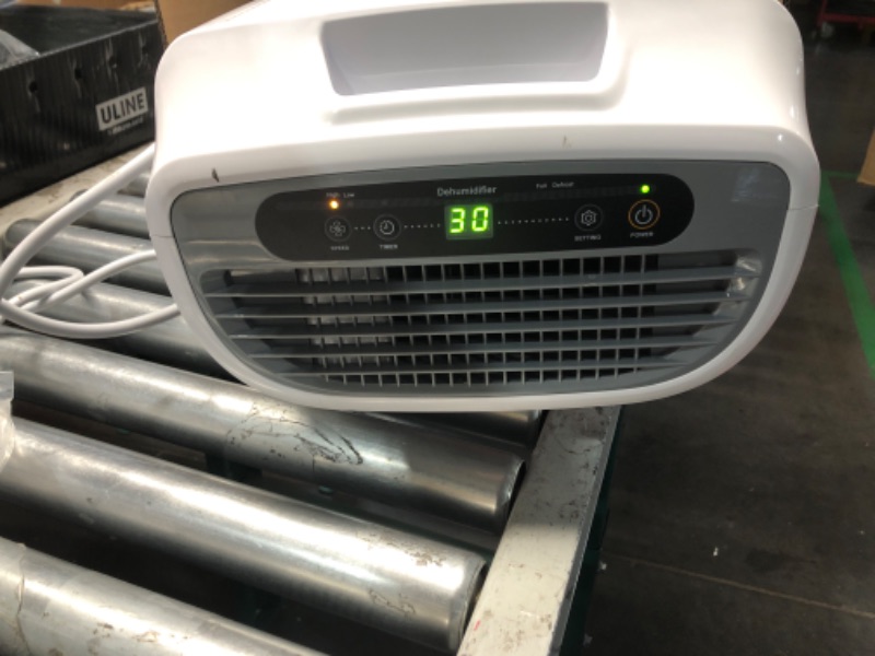 Photo 1 of (used)(see all images) 2500 Sq.Ft Dehumidifier for Home Basement, ANDTE 34 Pints Dehumidifier with Drain Hose with Smart Humidity Control,