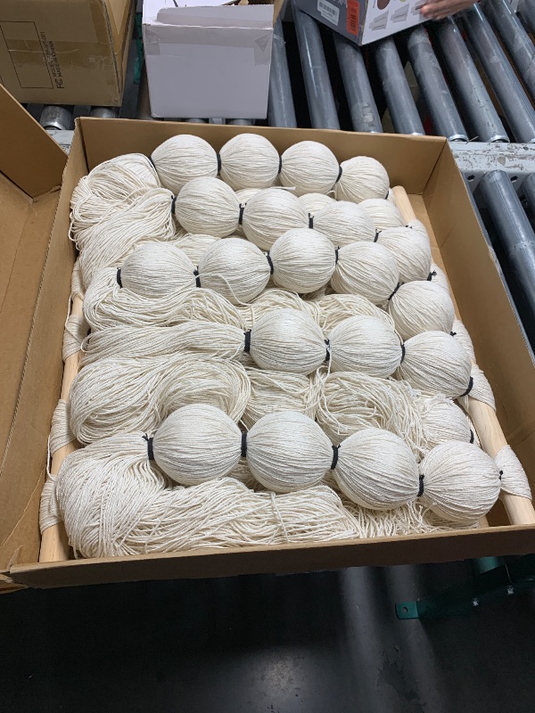 Photo 1 of RUIZHIXUAN Large Macrame Wall Hanging Macrame Ball Wall Hangings Tapestry Cotton Textile Boho Wall Decor Art Bohemian headboard Handwoven 39" Wx38” L(Cream)