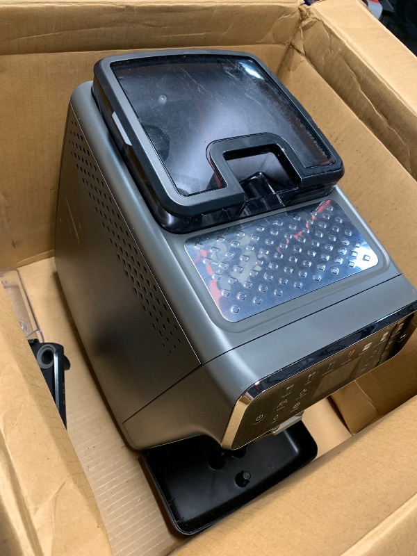 Photo 1 of **UNABLE TO TEST - MISSING POWER CORD**
*****PARTS ONLY READ ENTIRE LISTING BEFORE BIDDING*****
Philips 4400 Series Fully Automatic Espresso Machine – 12 Hot & Iced Coffees, Quick-to-Clean LatteGo Milk System, SilentBrew, QuickStart, Ceramic Grinder, Blac