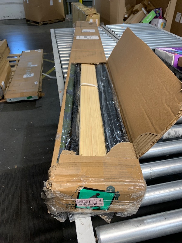 Photo 1 of (Used)(unknown if complete) ZINUS Mia Metal Platform Bed Frame with Headboard, Wood Slat Support, No Box Spring Needed, Easy Assembly, Twin ,Black