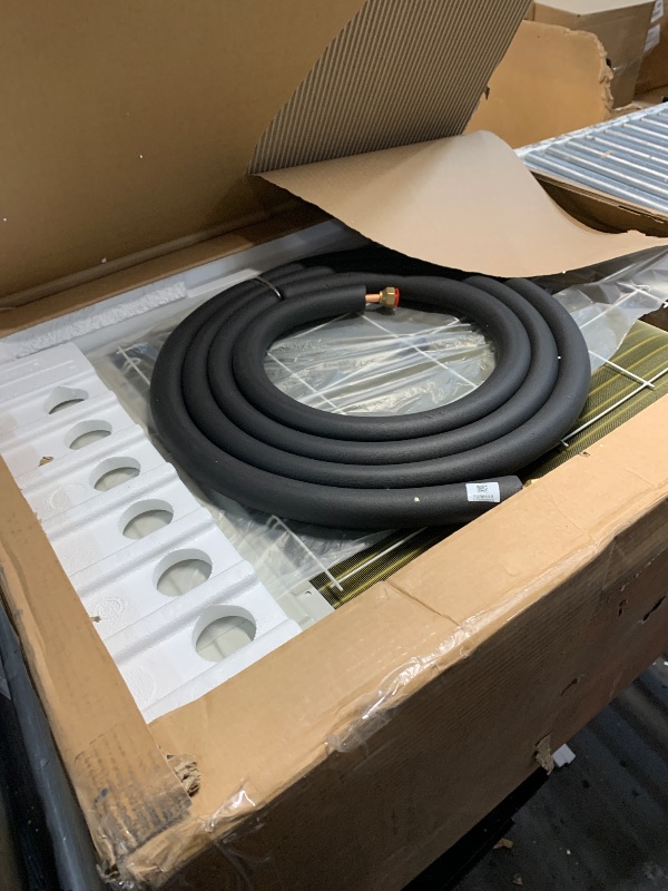 Photo 1 of **BOX TWO OF TWO - - PARTS ONLY** COSTWAY 12000 BTU Mini Split Air Conditioner, with Heat Pump, 22 SEER2 115V Inverter, 24H Timer, Auto Clean, Remote Control for Rooms up to 750 Sq.Ft (Airtural Series)