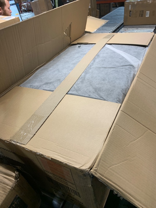 Photo 1 of **BOX THREE OF THREE -  - PARTS ONLY** Furniwell L Shaped Sleeper Sofa, Modern Sofa Bed with Storage Chaise Lounge Pull Out Couch Sectional Couches for Living Room, Small Apartment, Office (Linen Fabric, Gray)