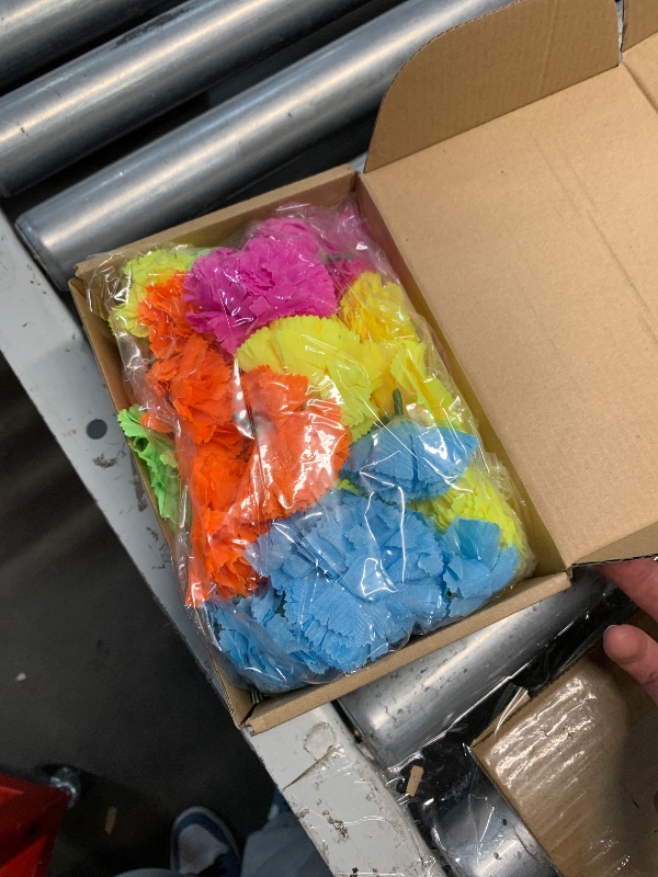 Photo 1 of (USED/FAIR) Syhood 50 Pcs Mexican Marigold Flower Bulk Decorations Flores Artificiales para Decoracion Flowers for Mexican Backdrop Party Floral with Stems DIY Marigold Garland(2.4 Inch,Mixed Colors)