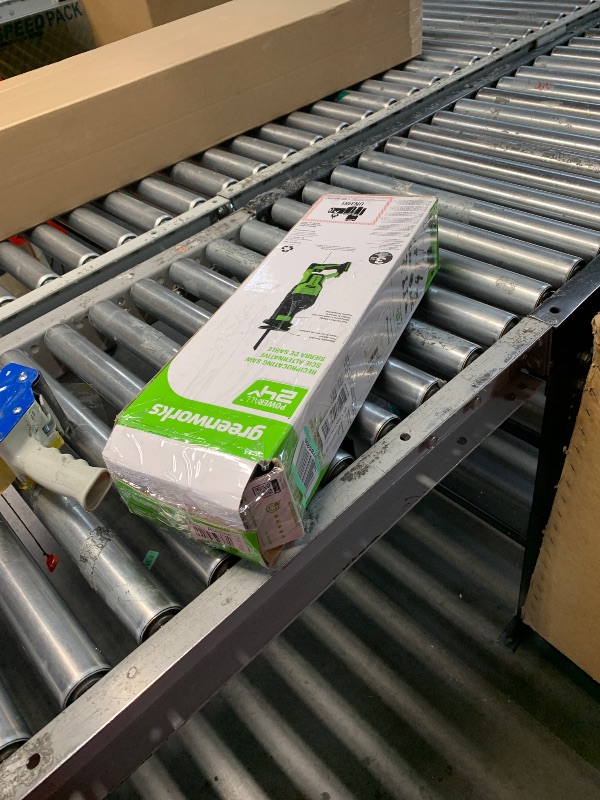 Photo 1 of ***PARTS ONLY ITEM*** Greenworks 24V Brushless Cordless Reciprocating Saw,Compact,1-1/8"stroke length, 2,700 SPM, 4.0Ah Battery and Charger Included