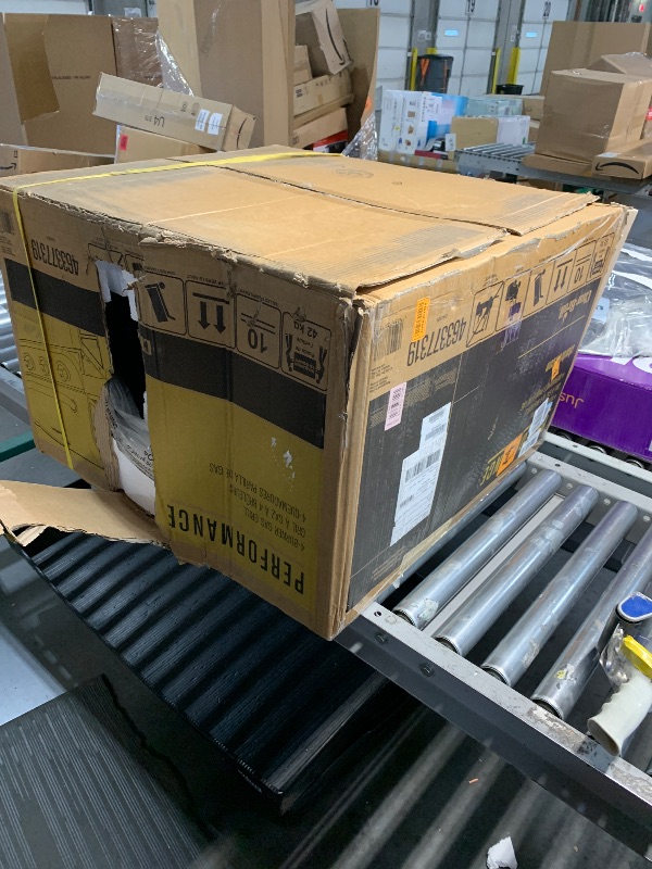 Photo 1 of **box damaged -- dented** Char-Broil Performance Series Convective 4-Burner with Side Burner Cart Propane Gas Stainless Steel Grill - 463377319
