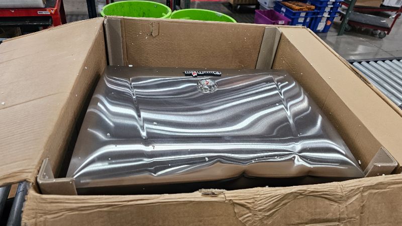 Photo 1 of **box damaged -- dented** Char-Broil Performance Series Convective 4-Burner with Side Burner Cart Propane Gas Stainless Steel Grill - 463377319
