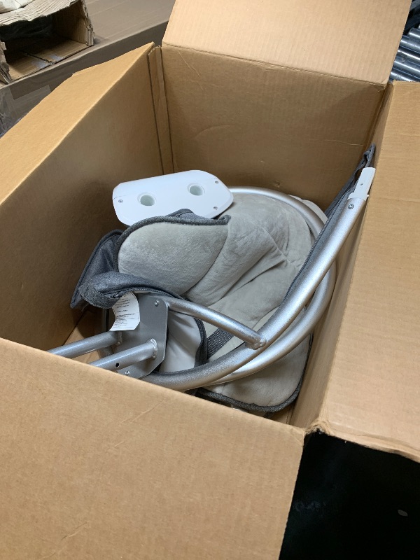 Photo 1 of ***USED - DOESN'T POWER ON - LIKELY MISSING PARTS***
Baby Swings for Infants, Electric Infant Swing with 5 Speeds 10 Lullabies, Portable Baby Swing for Newborns Boys Girls