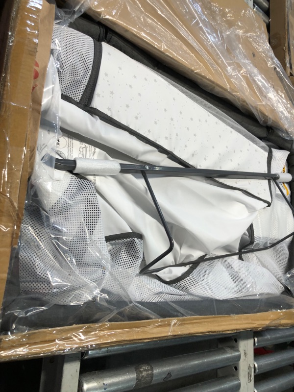 Photo 1 of ***USED - LIKELY MISSING PARTS - SEE PICTURES***
ANGELBLISS Baby Bassinet Bedside Crib with Storage Basket and Wheels, Easy Folding Bed Side Sleeper Adjustable Height Portable Crib for Newborn