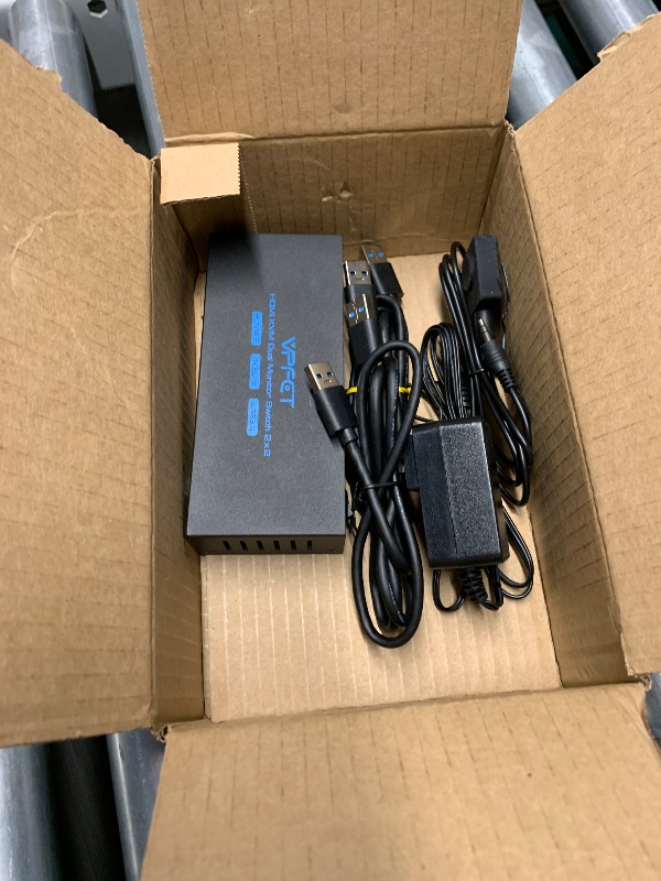 Photo 1 of HDMI KVM Switch 2 Monitors 2 Computers 4K@60Hz USB 3.0 Dual Monitor KVM Switch 2 Ports for 2 PC Share 2 Screens and 4 USB Devices for Keybord Mouse Printer with Desktop Controller