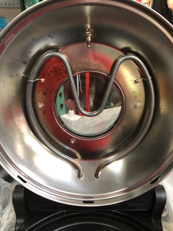 Photo 1 of (used)(missing pieces)(see all images) Upgraded Davivy 12" Indoor Electric Pizza Oven with Stone, Indoor Electric Pizza Maker Machine 