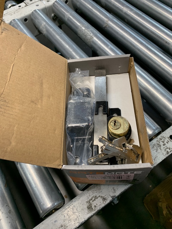 GateMate 2 ¾”(70mm) Double Locking Long Throw Gate Lock 5 Keys Included ...