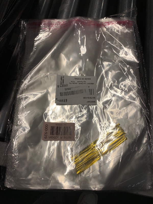 Photo 1 of Self Sealing Cellophane Bags 120PCS 9X12 Inches Clear Plastic Shirt Packaging Bags with Seal Sealable Bags for Gift Giving, Packaging Products, Party Favors, Small Business