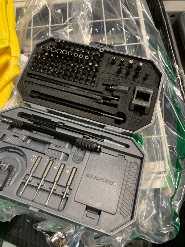 Photo 1 of Compact Screwdriver Set, JAKEMY 105 in 1 Precison Mini Screwdriver Kit with Opening Pry Tool for Laptop, Computer, MacBook, Phone, Watch, Eyeglasses, Xbox, Modding, DIY