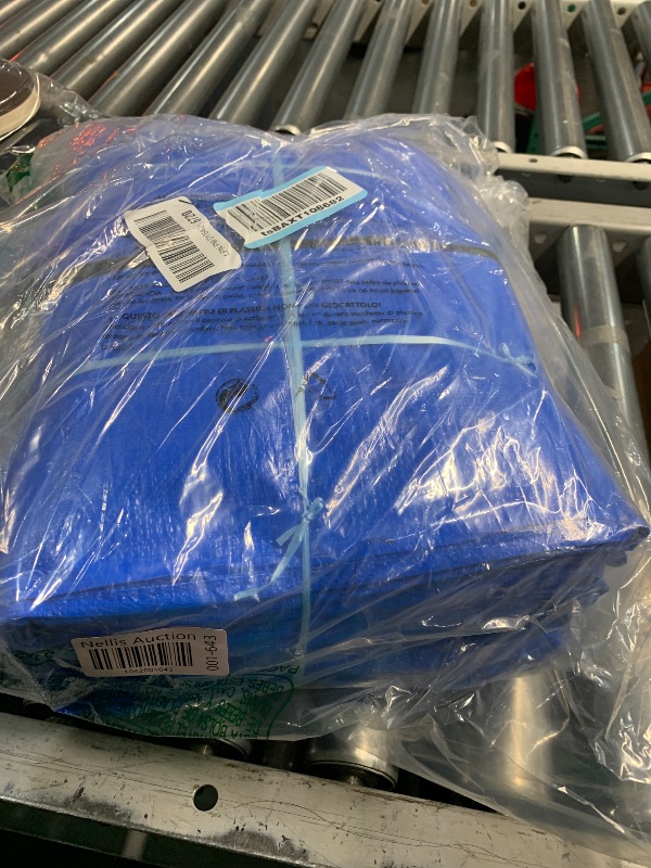 Photo 1 of (MISSING ALL VACCUM BAGS & ACCESSORIES) 6 Pack Heavy Duty Extra Large Moving Bags with Backpack Straps & Vacuum Storage Bags Moving Supply Combo, Moving Totes with Handles & Zippers for Space Saving, Fold Flat, Includes Vacuum Bags
