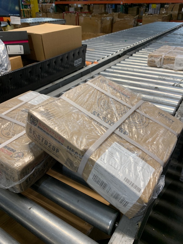 Photo 1 of Signature Fitness Olympic 2-Inch Cast Iron Plate Weight Plate for Strength Training and Weightlifting, Style #1, 25LB Pair